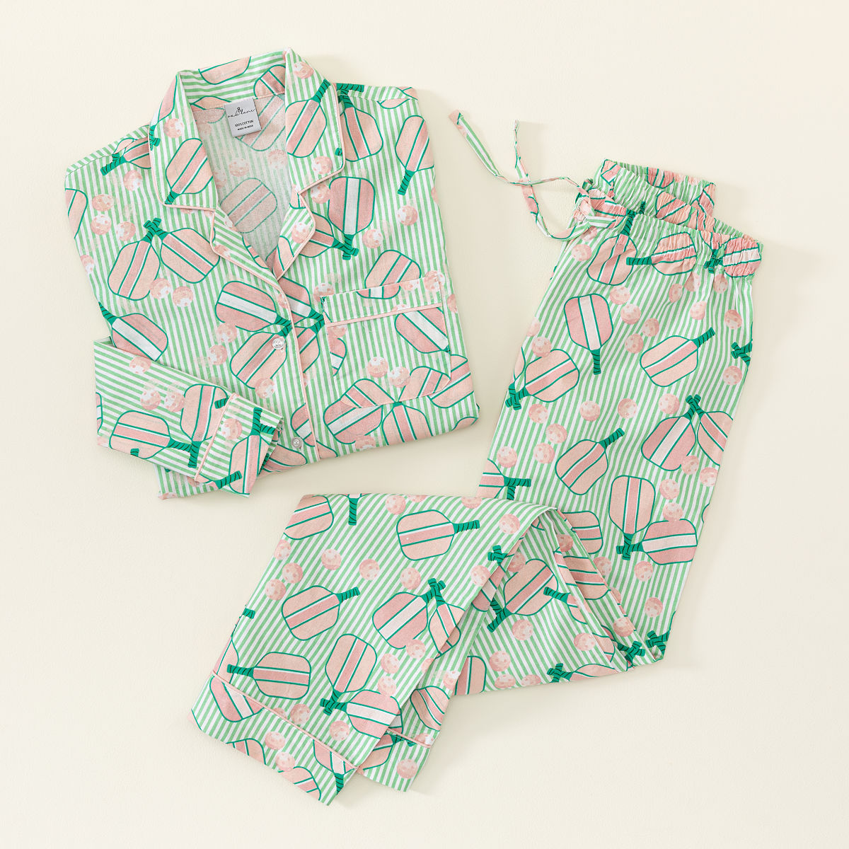 Always Dreaming of Pickleball Pajama Set - L/XL
