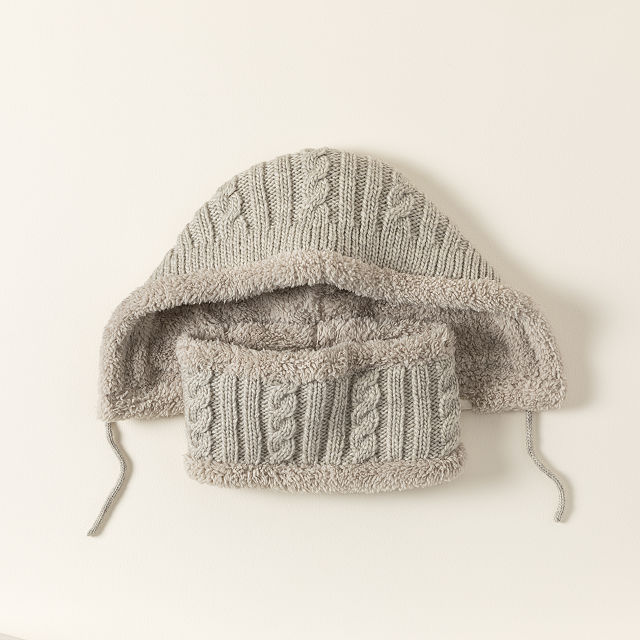 2-in-1 Cozy Plush Scarf & Hat