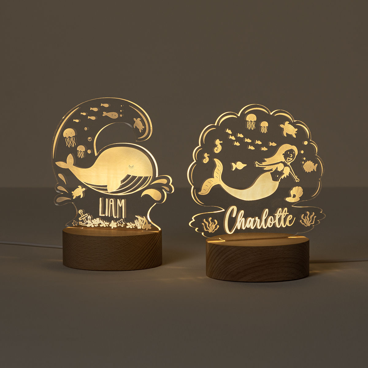 Goods Personalized Ocean Friends Nightlights Child Sea