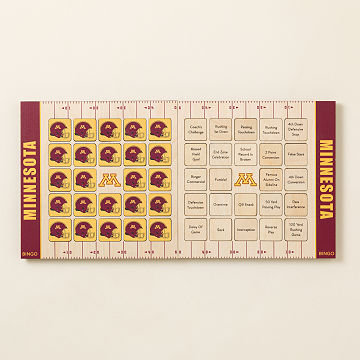 College Football Game Day Bingo - Set of 2