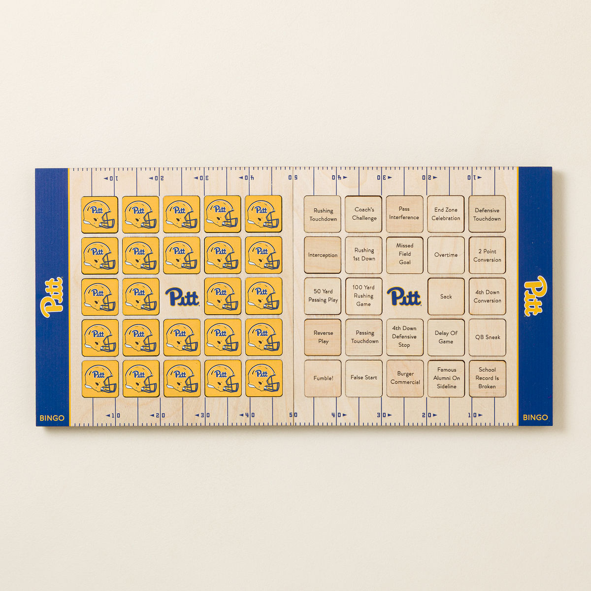 College Football Game Day Bingo - Set of 2 - University of Pittsburgh