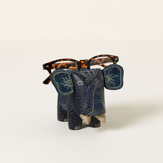 Goods Hand Painted Elephant Eyeglass Holder Glasses