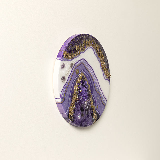 Birth Month Geode Art