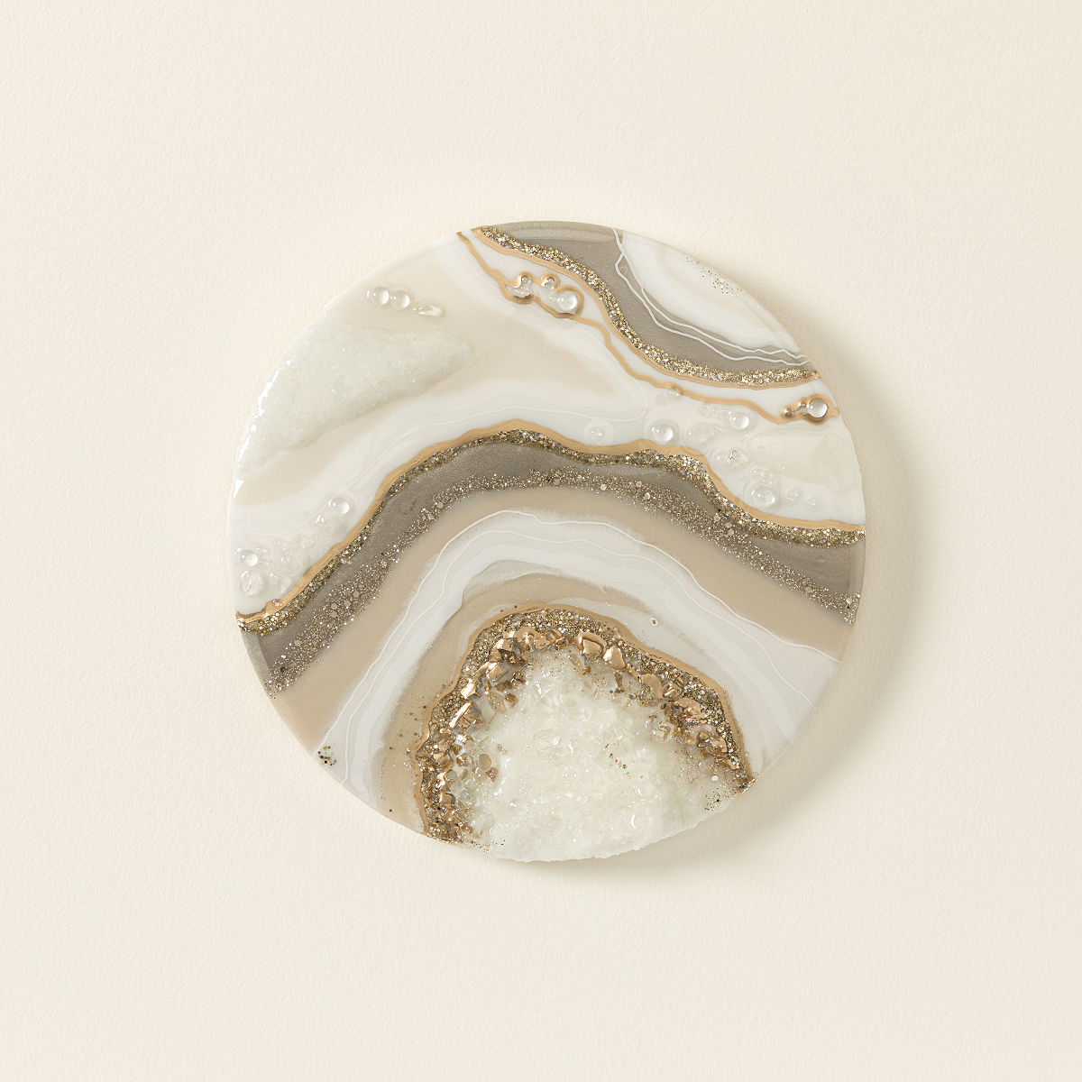 Birth Month Geode Art - April - Diamond