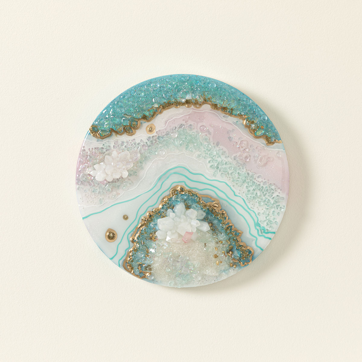 Birth Month Geode Art - October - Opal