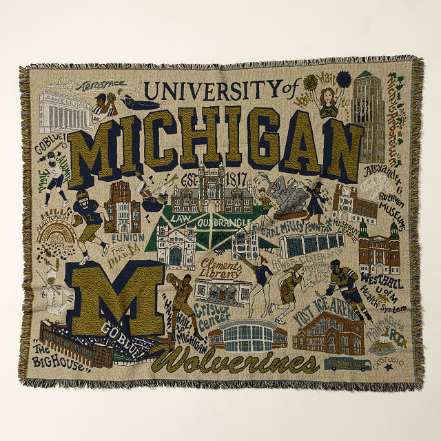 Woven College Blankets