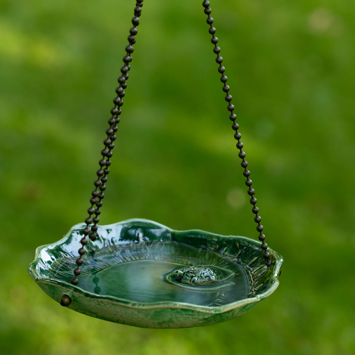 Turtle Pond Hanging Bird Bath | Turtle Birdbath