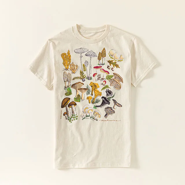 ★MAINBOOTH★Freaky Mushroom Raglan T-shirt(CHARCOAL)★人気 Freaky Mushroom Raglan T-shirt(CHARCOAL) | ファッション通販