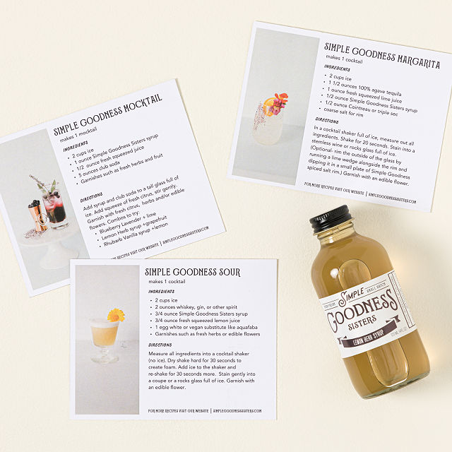 Garden to Glass Syrup Gift Set Cocktail Goods