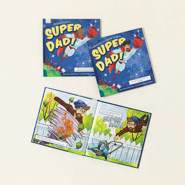 Custom Super Dad Book