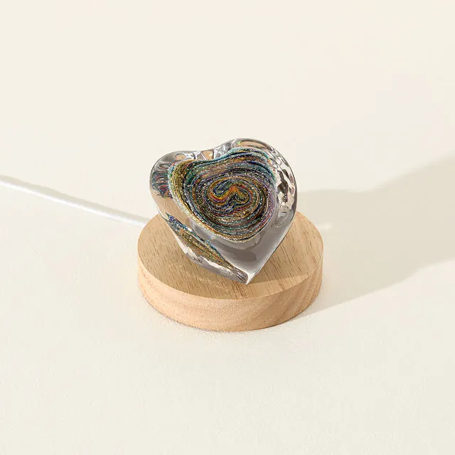 Cremation Memorial Heart Sculpture