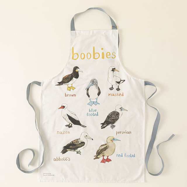 Fowl Language Apron- Tits & Boobies