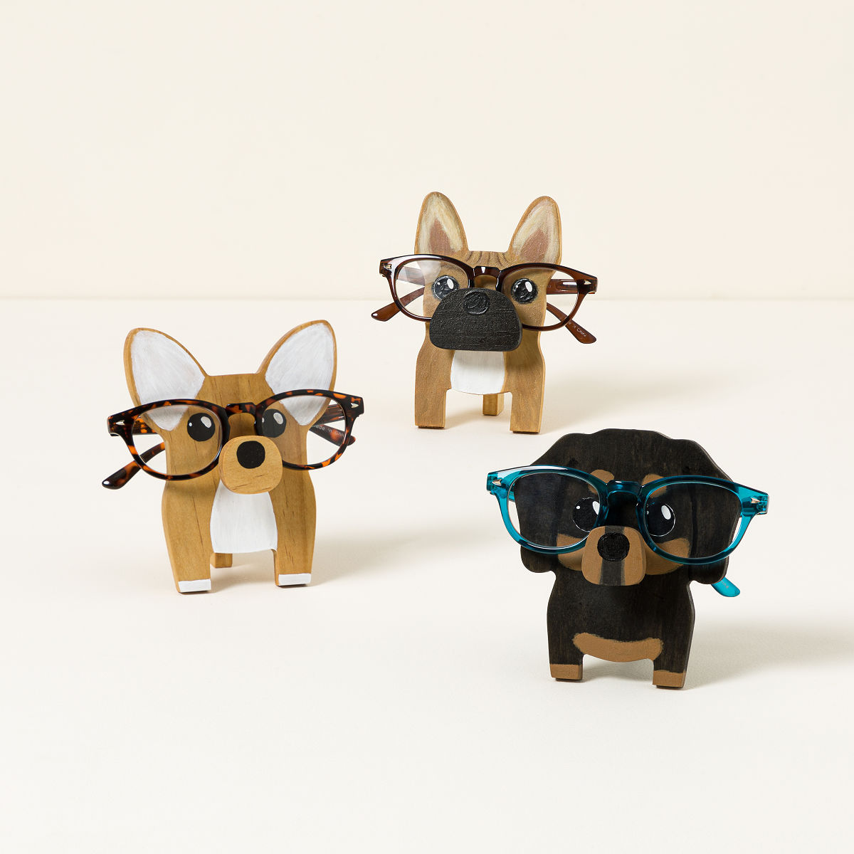Hand Painted Dog Eyeglass Holder Goods