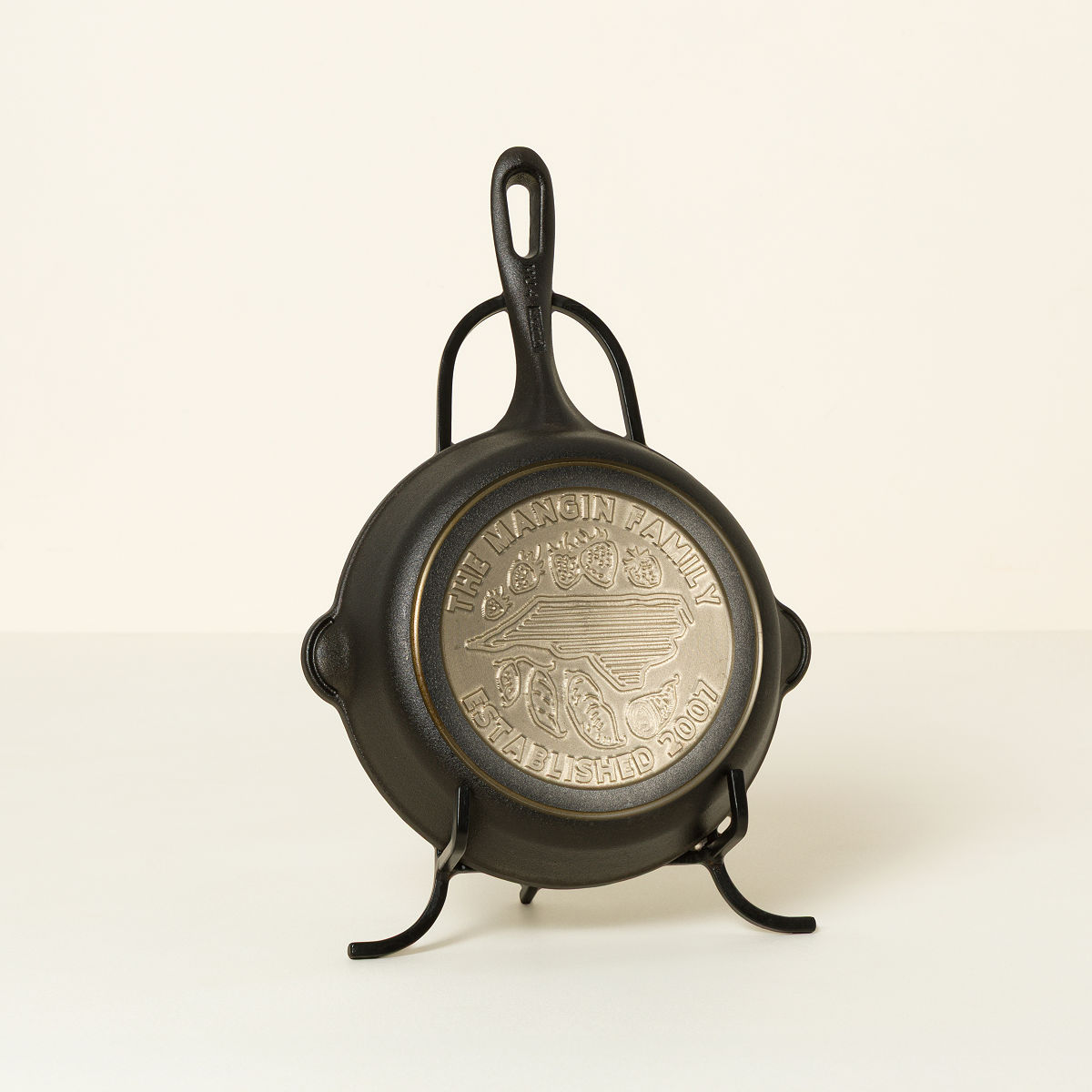 Personalized Home State Cast Iron Pan - North Carolina 8" Pan