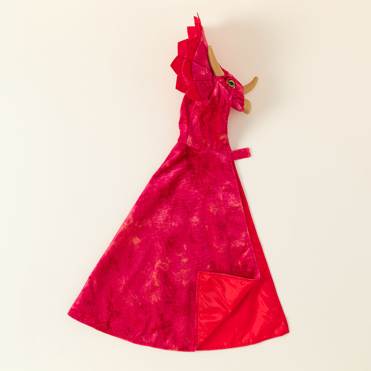 Dinosaur Dress Up Capes - Red Triceratops