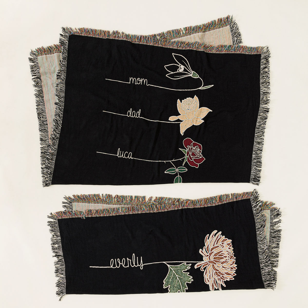 Love Grows Personalized Birth Month Blanket