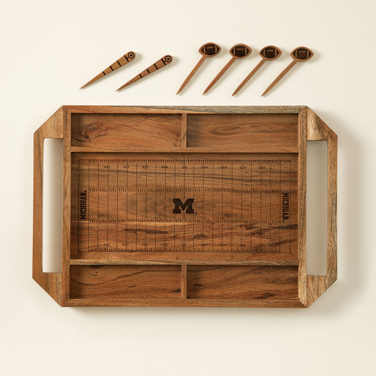 College Football Stadium Serve Board - University of Michigan