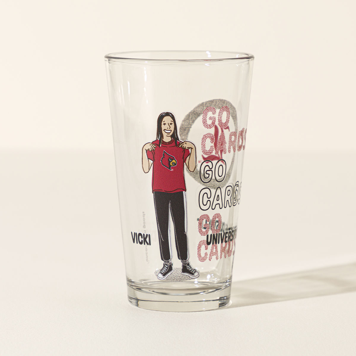 Show Your Spirit Personalized College Pint - University of Louisville