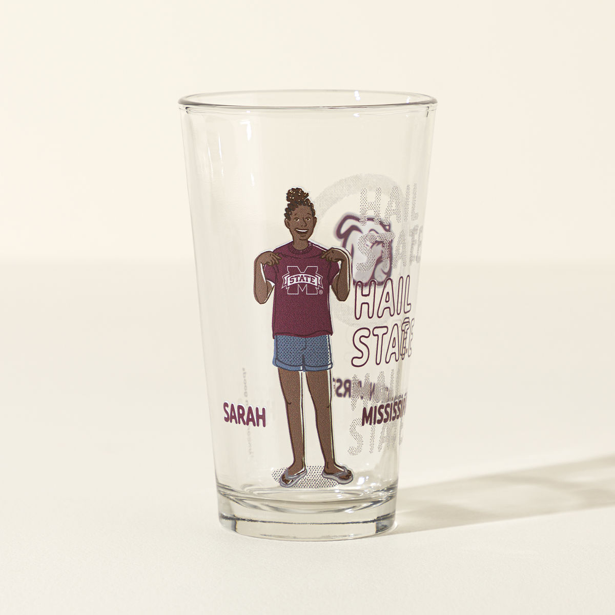 Show Your Spirit Personalized College Pint - Mississippi State University