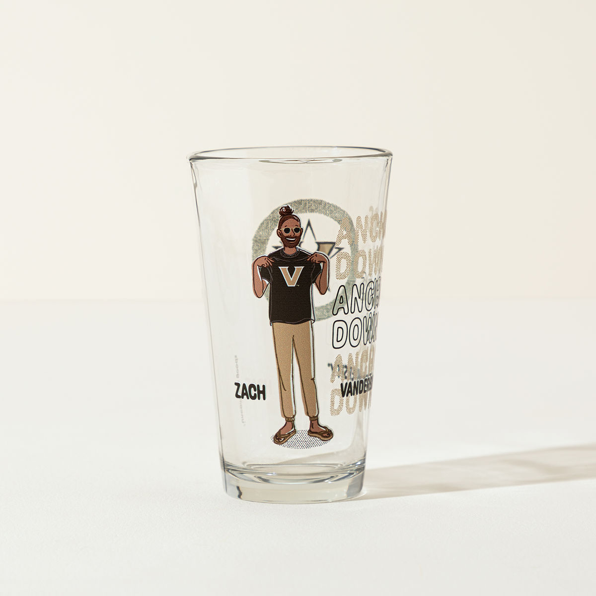 Show Your Spirit Personalized College Pint - Vanderbilt University