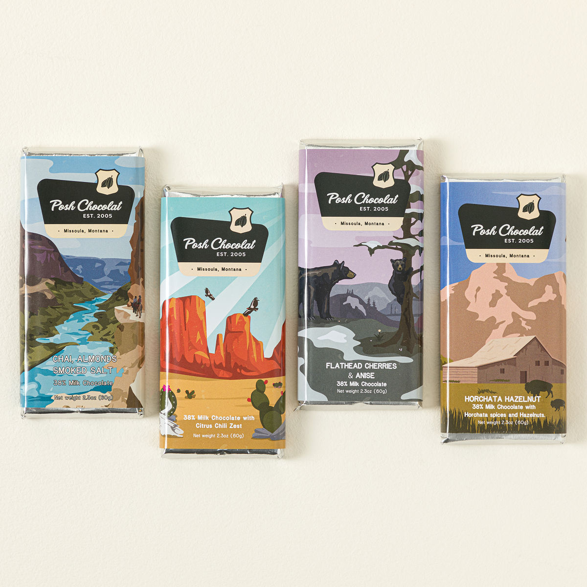 National Park Chocolate Bar Collection - Milk Chocolate