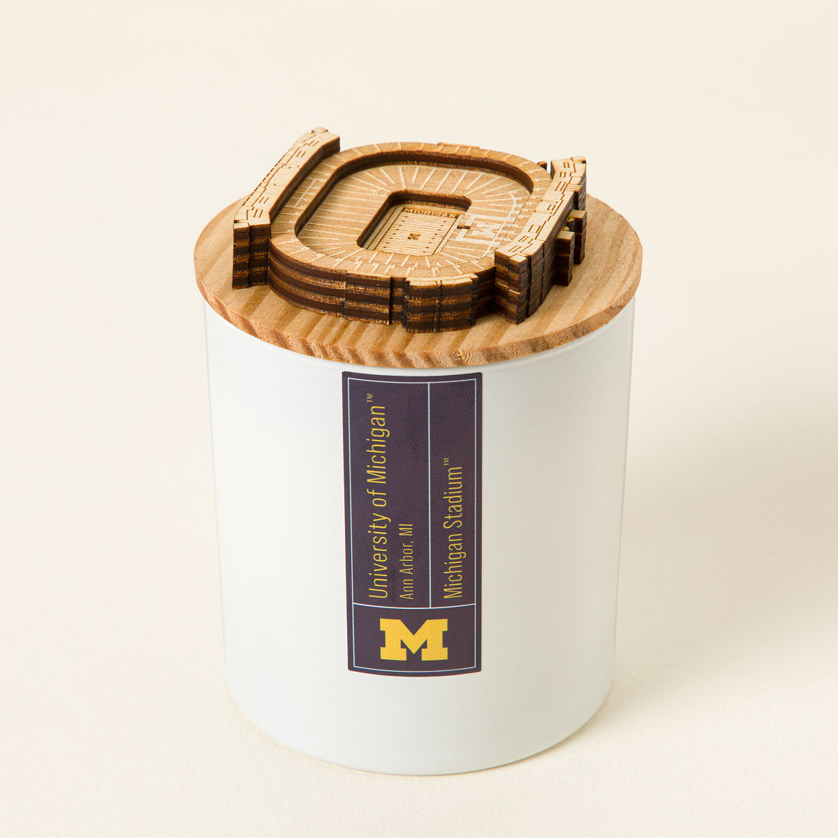 College Football Stadium Sculpture Candle - University of Michigan