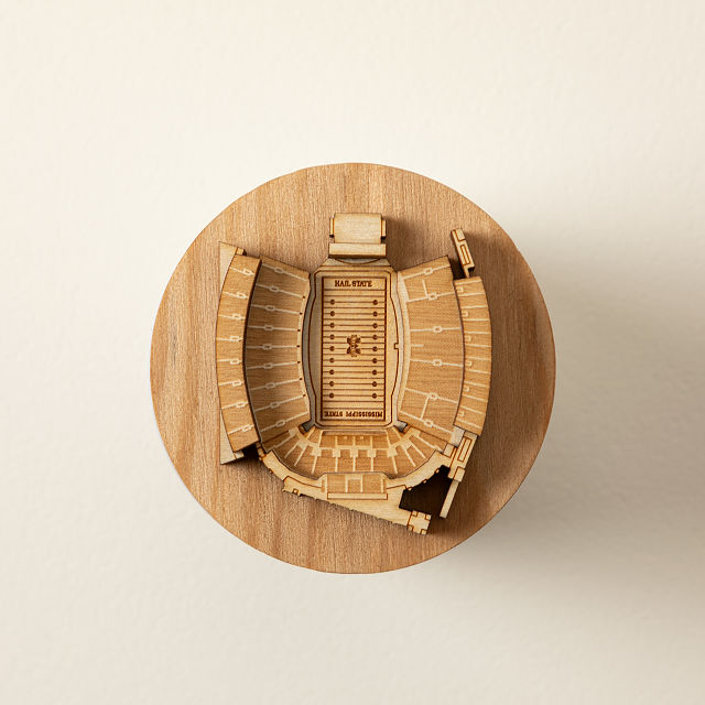 Uncommon Goods College Football Stadium Sculpture Candle - Thumbnail 4