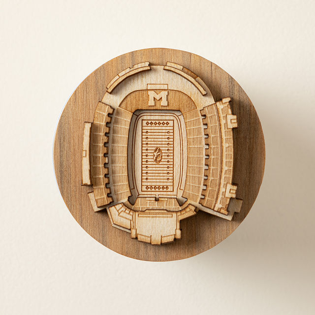 College Football Stadium Sculpture Candle