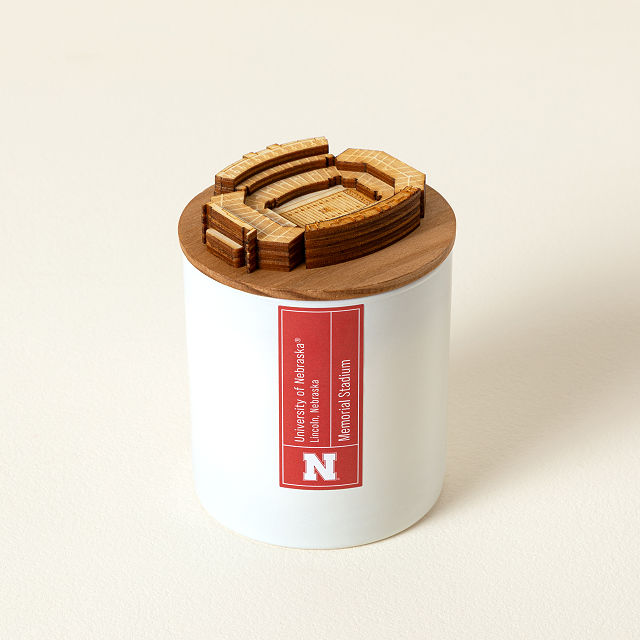College Football Stadium Sculpture Candle