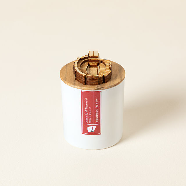 College Football Stadium Sculpture Candle