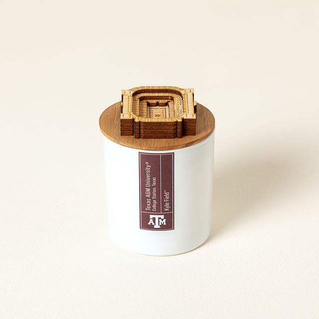 College Football Stadium Sculpture Candle
