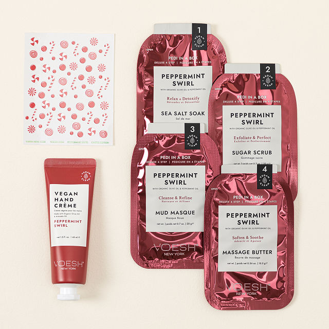 Peppermint Pedi in a Box Gift Set
