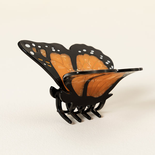 Butterfly & Bee Hand Painted Hair Clip