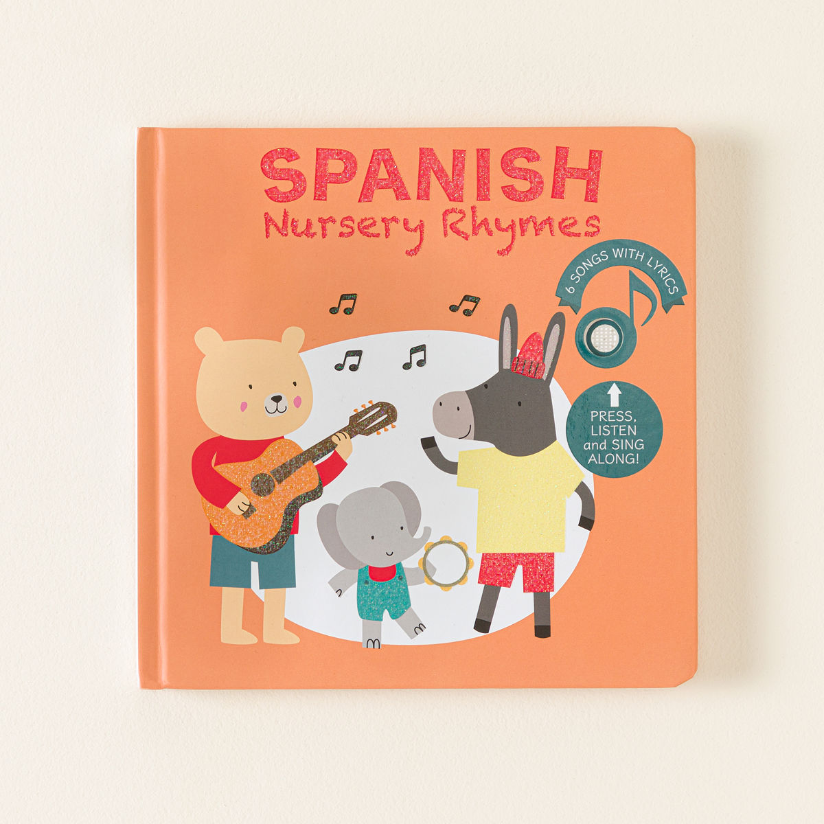 Bilingual Nursery Rhyme Musical Books - Spanish