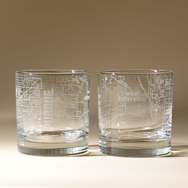 Uncommon Goods Your College Town Rocks Glass - Thumbnail 3