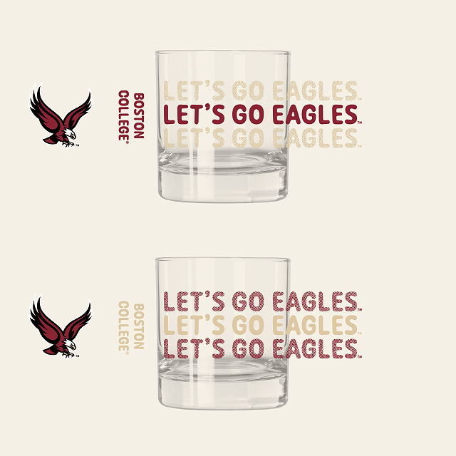 Show Your Spirit! College Rocks Glass - Set of 2