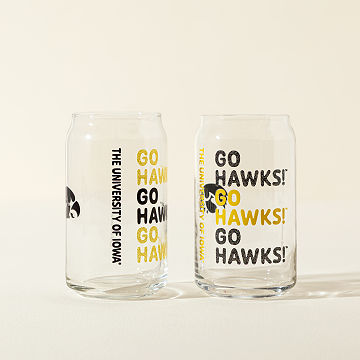 Show Your Spirit! College Can-Shaped Glass Set