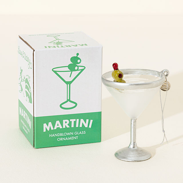 Dirty Martini Ornament Boozy Holiday Goods