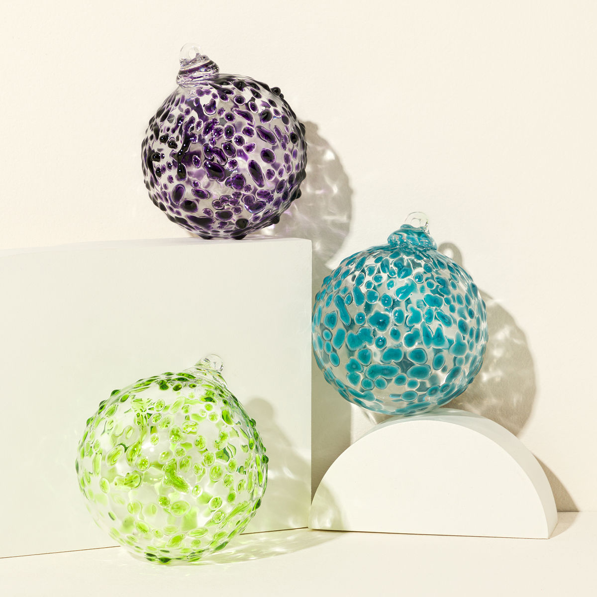 Goods Speckled Glass Birthstone Ornaments