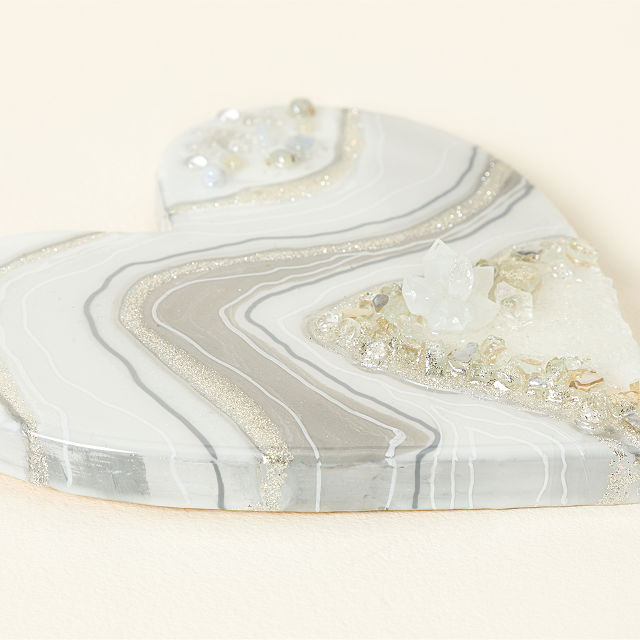 Milestone Anniversary Love Geode Art