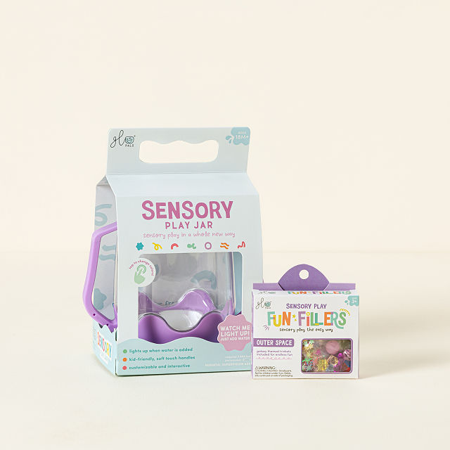 Light Up Sensory Play Jars