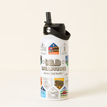 MLB Ballparks Bucket List Water Bottle