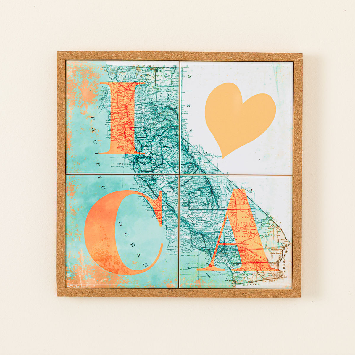 Home State Coaster & Trivet Set - California