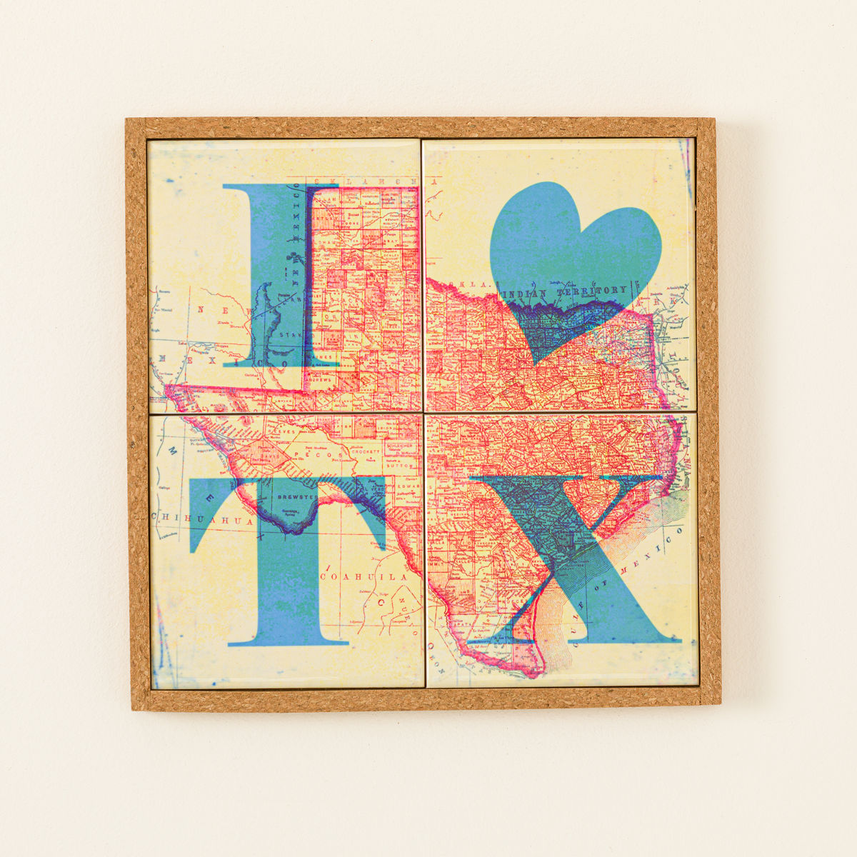 Home State Coaster & Trivet Set - Texas