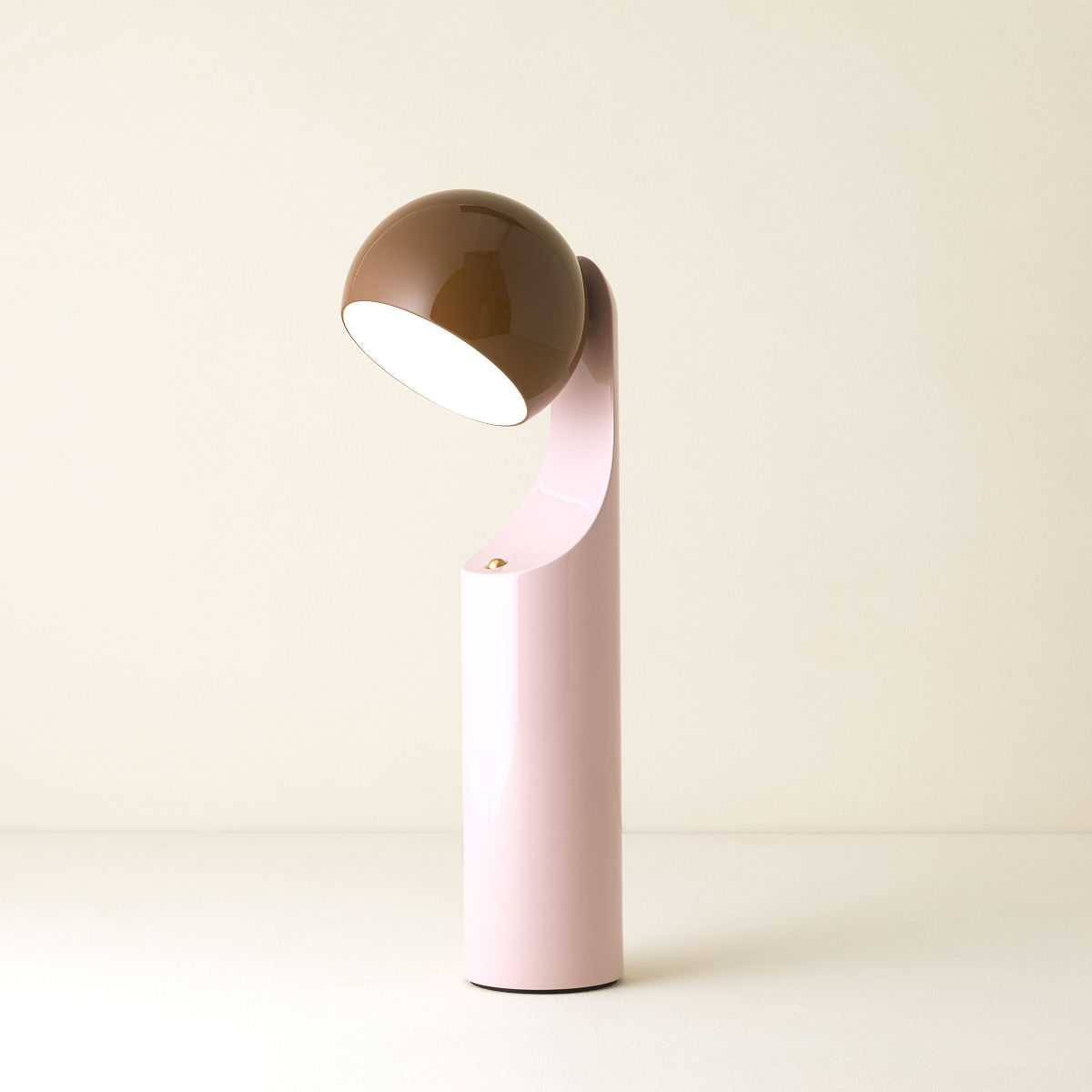 Portable Reading Lamp - Nutshell and Cameo Brown