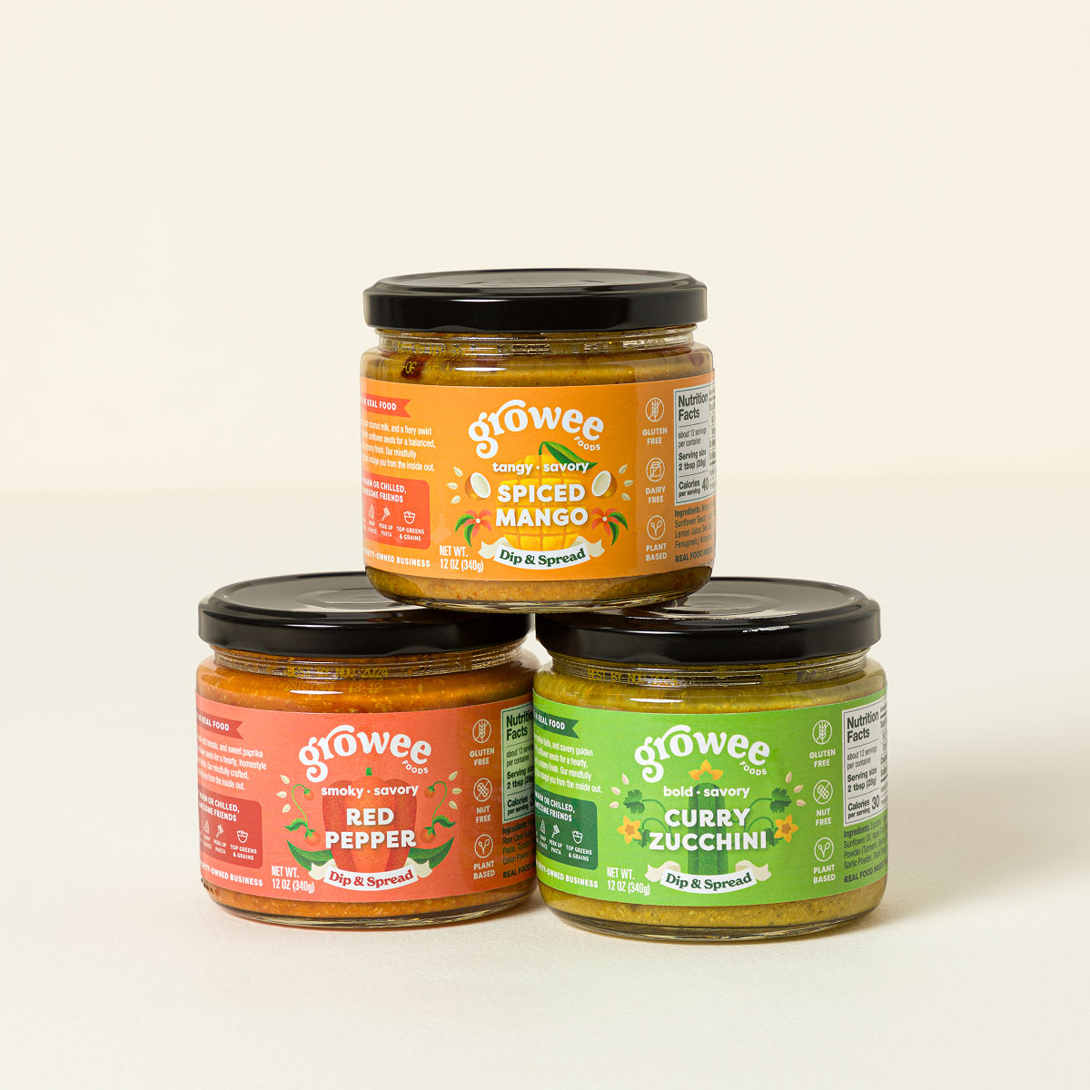Naturally Delicious Dip & Spread Trio | Vegan | Uncommon Goods