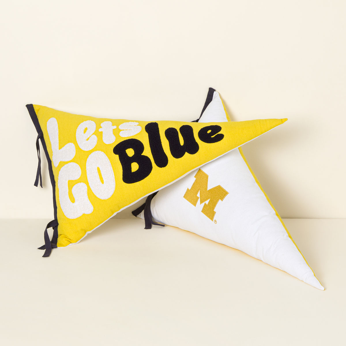Your College Cheer Pennant Pillow - University of Michigan