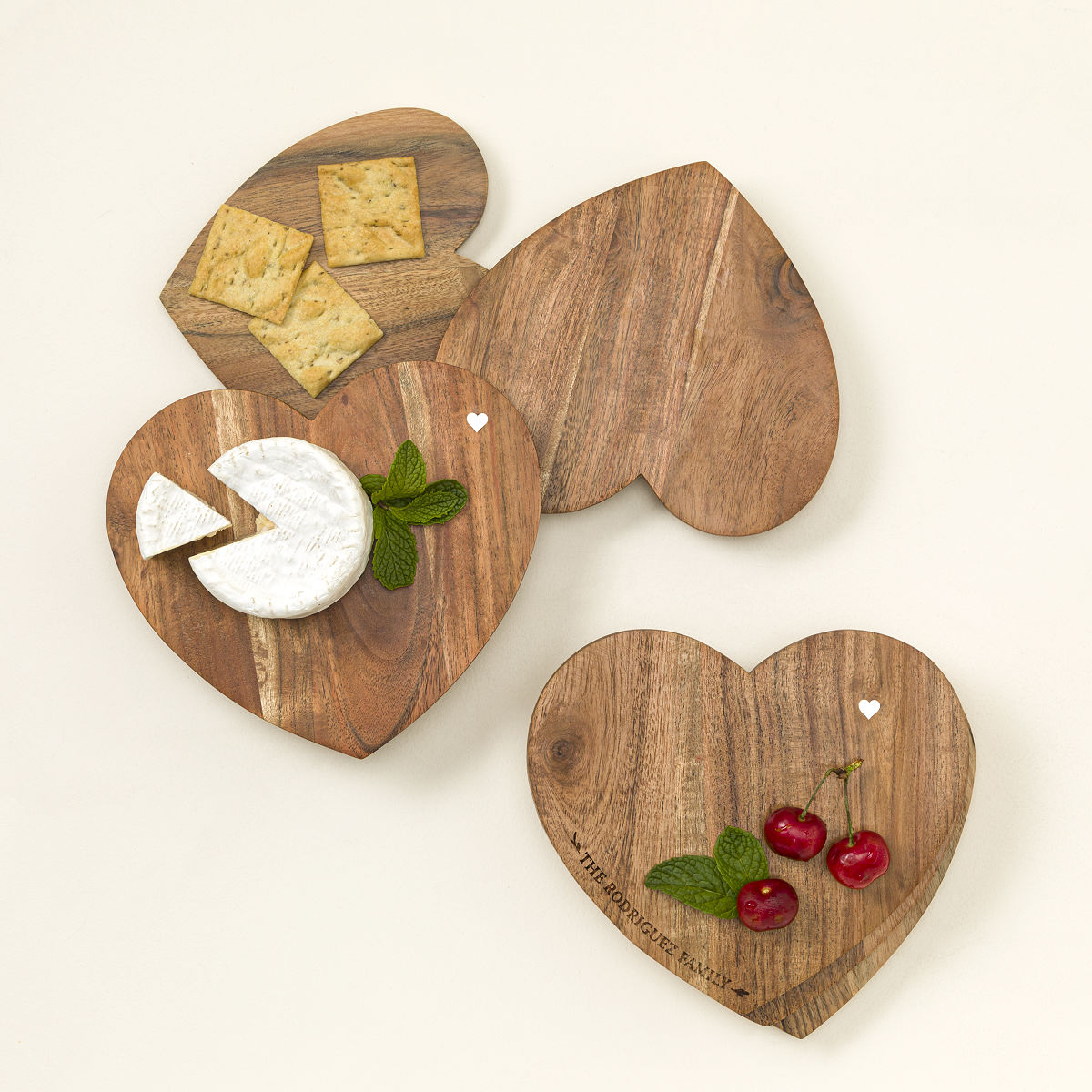 Collapsible Triple Heart Serving Board | Host