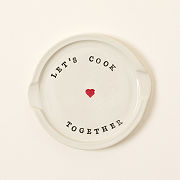 Let's Cook Together Double Spoon Rest