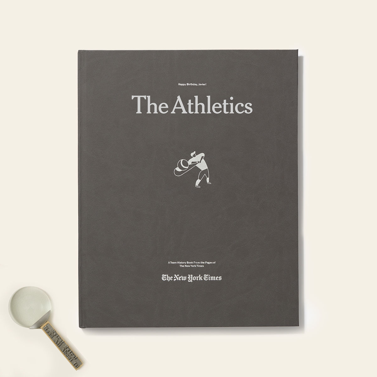 New York Times Custom Baseball Book - Athletics - Magnifying Glass